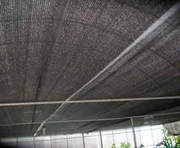 Sunshade netting with materials of plastic netting and colors